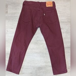 Levi's Burgundy Jeans